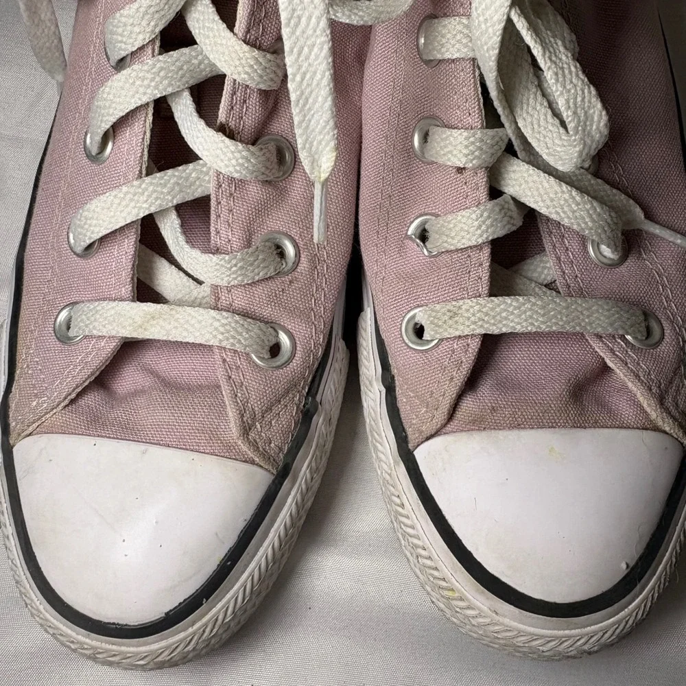 Converse‎ Chuck Taylor All Star High Top Pink Canvas Sneakers A04542F Womens 8